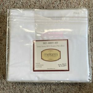 Mellanni Full Size Sheet Set - Hotel Luxury 1800 Bedding Sheets & Pillowcases